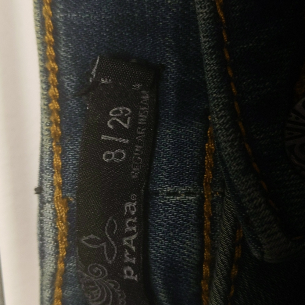 ✅Prana Skinny Jeans Size 8/29 Regular Inseam - Picture 5 of 12